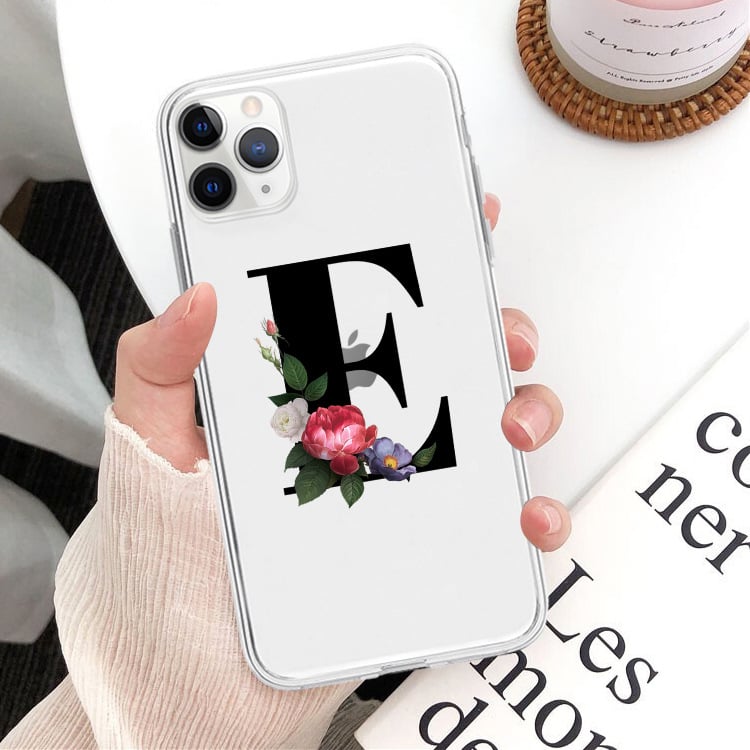 Flower Alphabet Phone Case