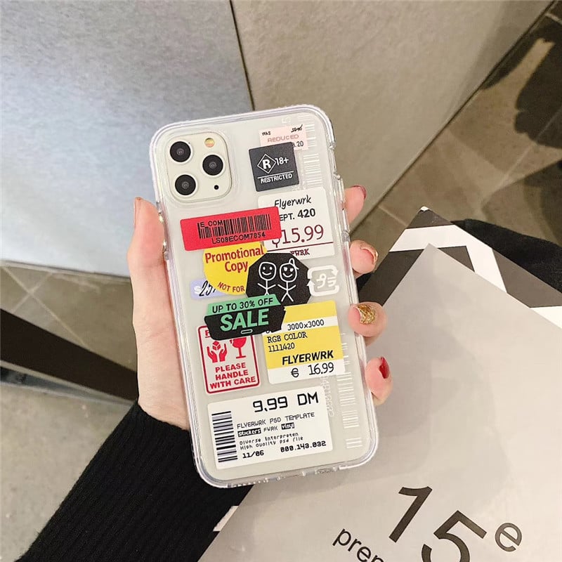 Transparent Clutter Phone Case