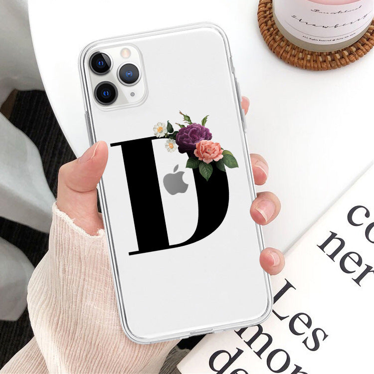 Flower Alphabet Phone Case