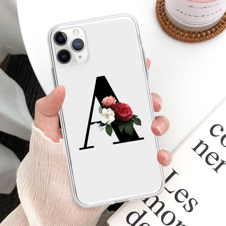 Flower Alphabet Phone Case