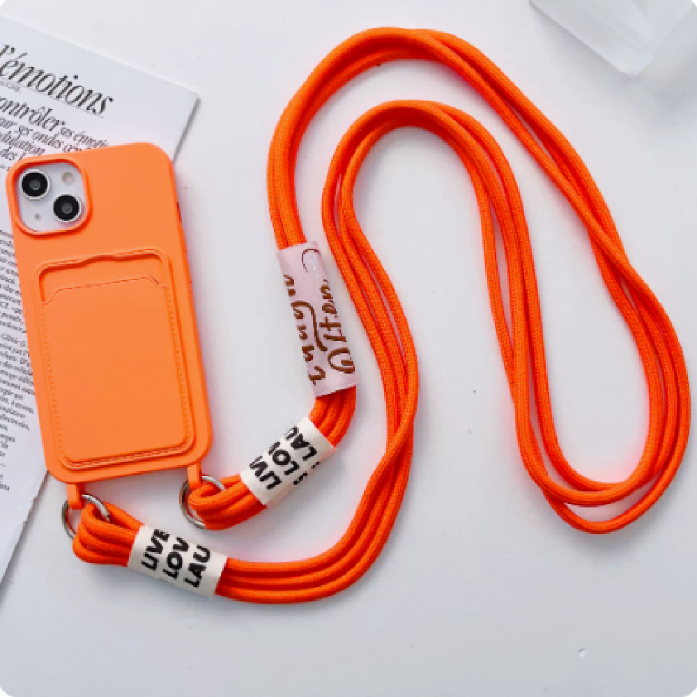 Detachable Lanyard Phone Case