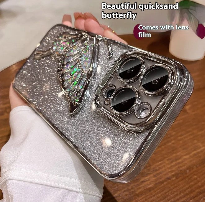 Glitter Butterfly Phone Case