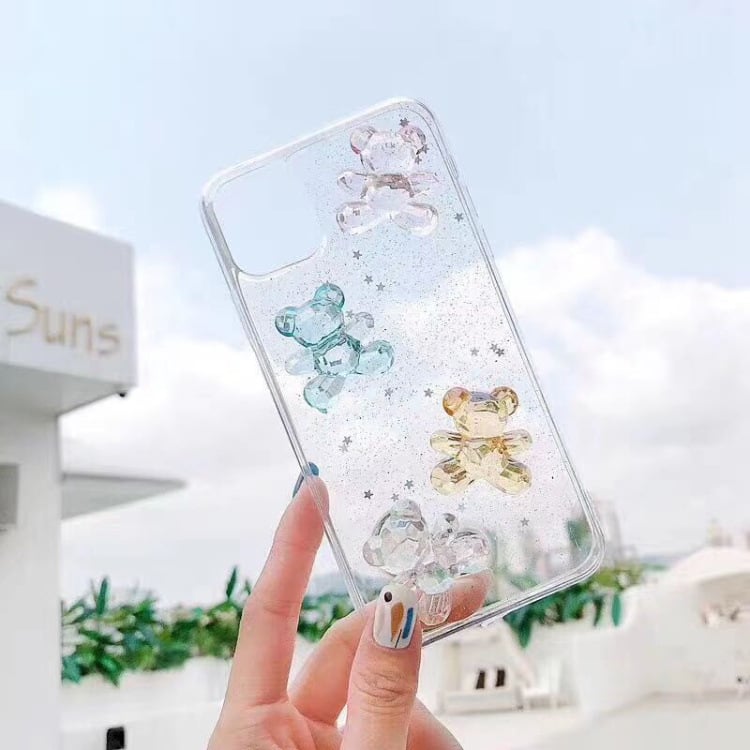 Transparent Bear Phone Case