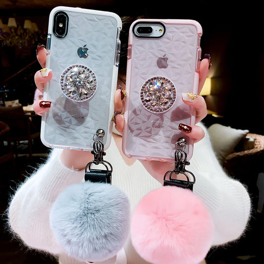 Diamond Phone Case with Bobble