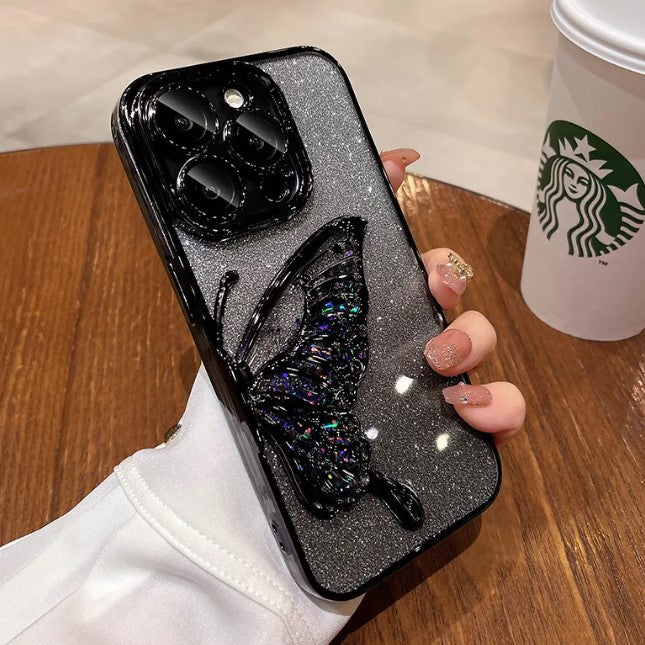 Glitter Butterfly Phone Case