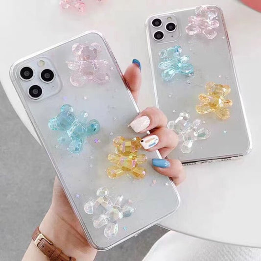 Transparent Bear Phone Case
